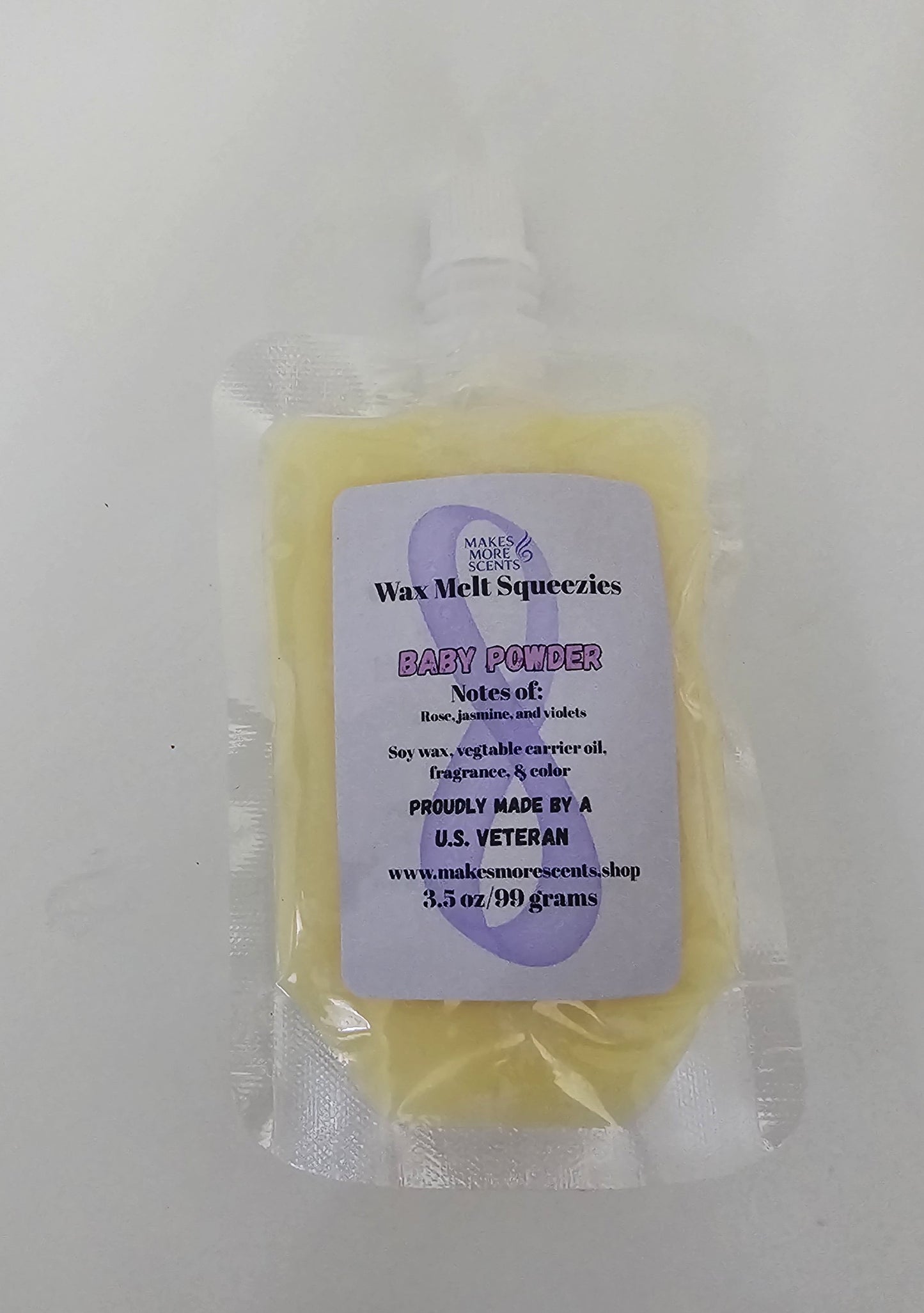 Baby Powder Wax Melt Squeezies