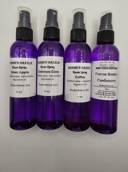 Highly Scented Room Spray - 4oz