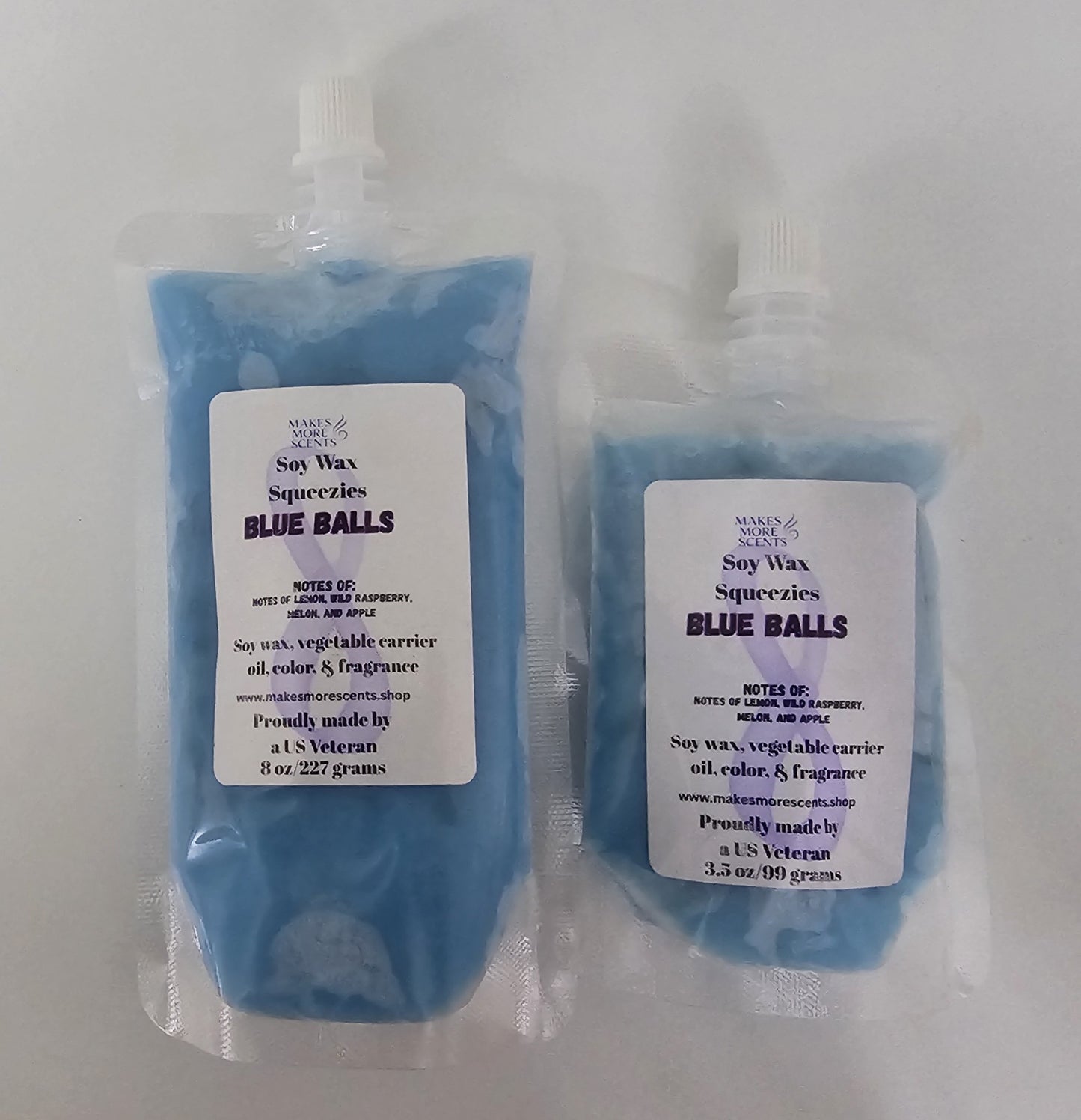 Blue Balls (Blue Honeyberry) Wax Melt Squeezies