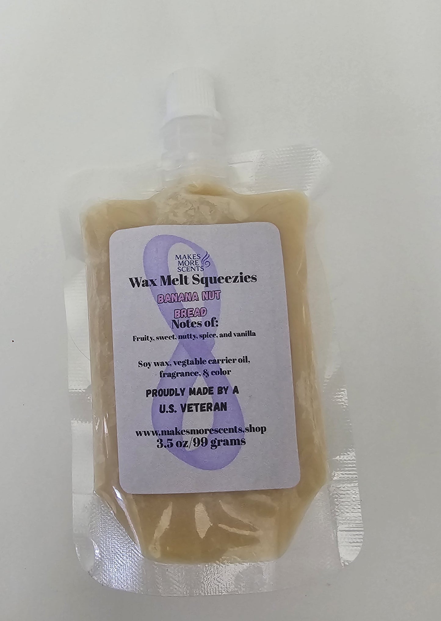 Banana Nut Bread Wax Melt Squeezies
