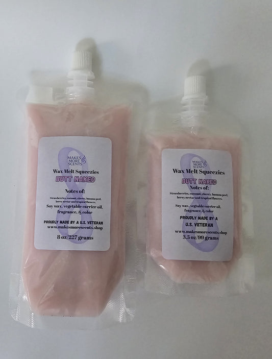 Bu** Naked Wax Melt Squeezies