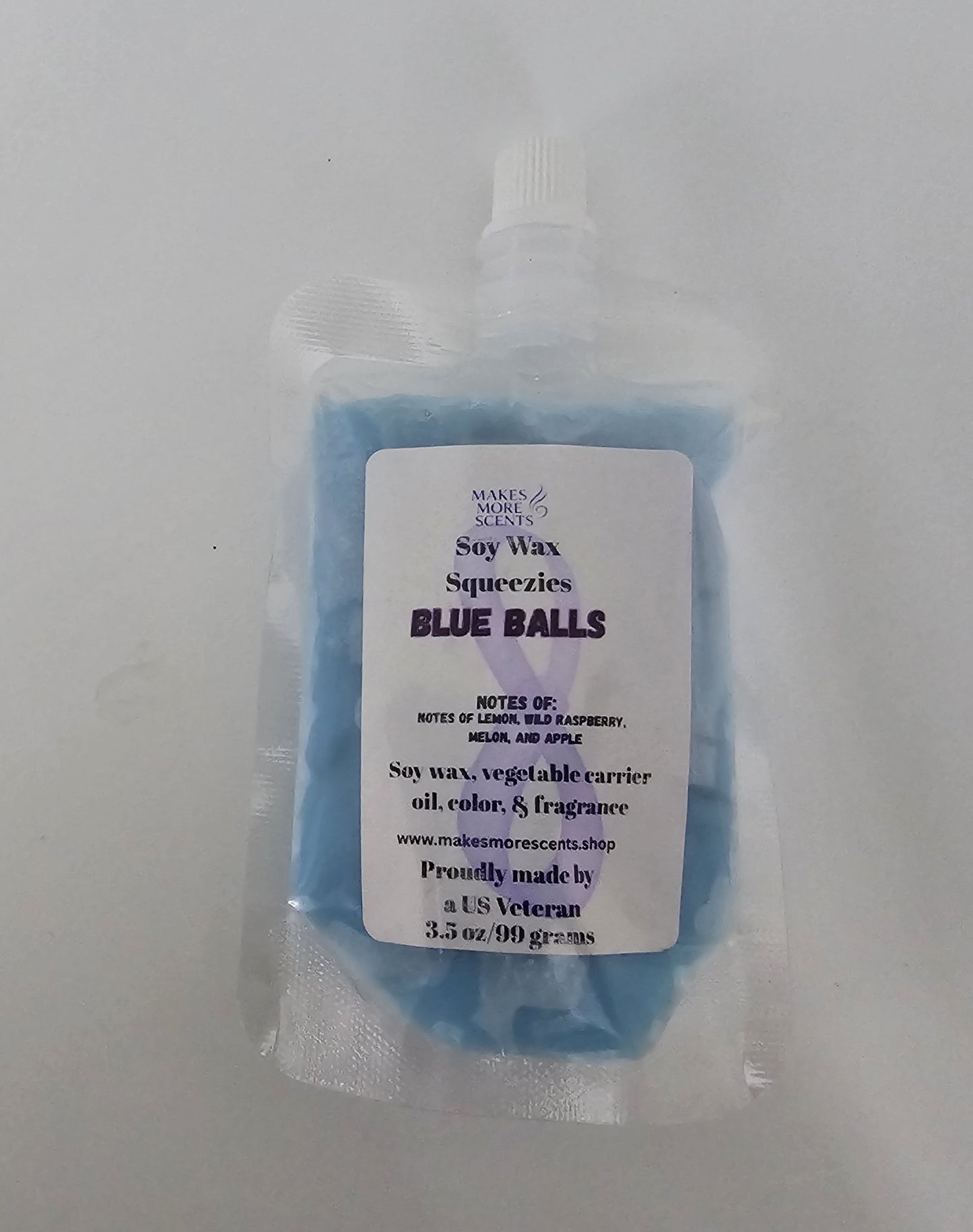 Blue Balls (Blue Honeyberry) Wax Melt Squeezies