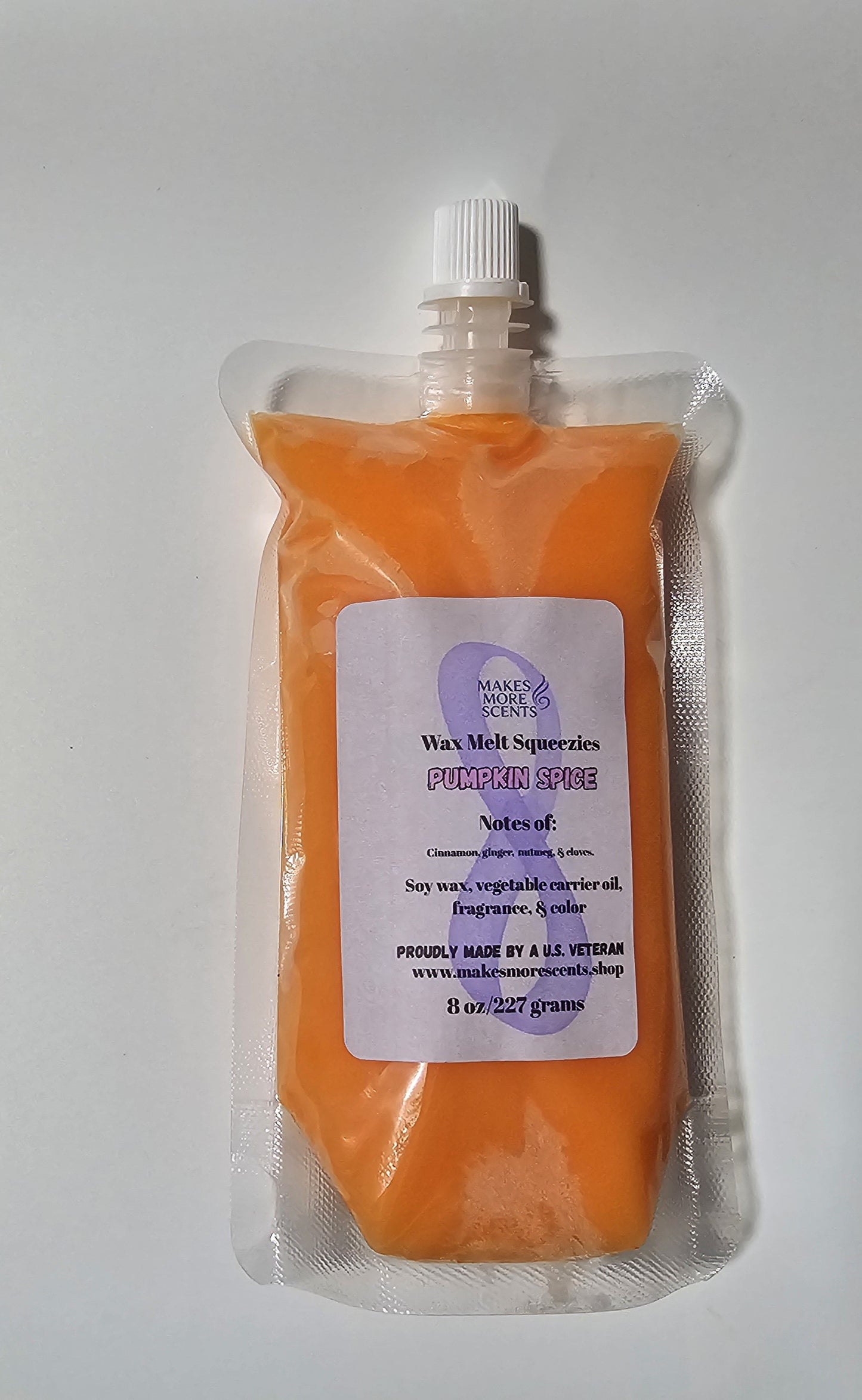 Pumpkin Spice Wax Melt Squeezies