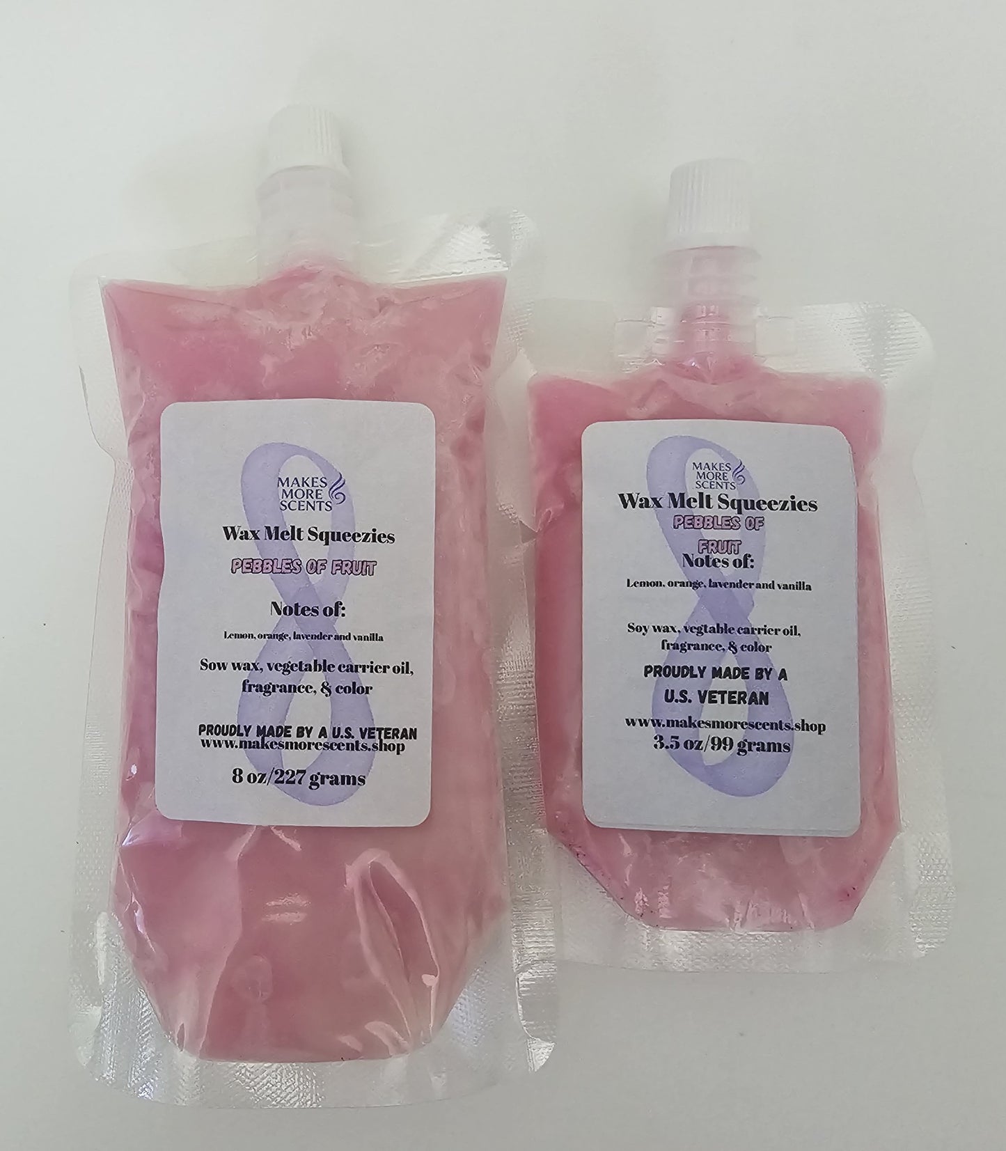 Pebbles of Fruit Wax Melt Squeezies