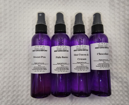 Highly Scented Room Spray - 4oz