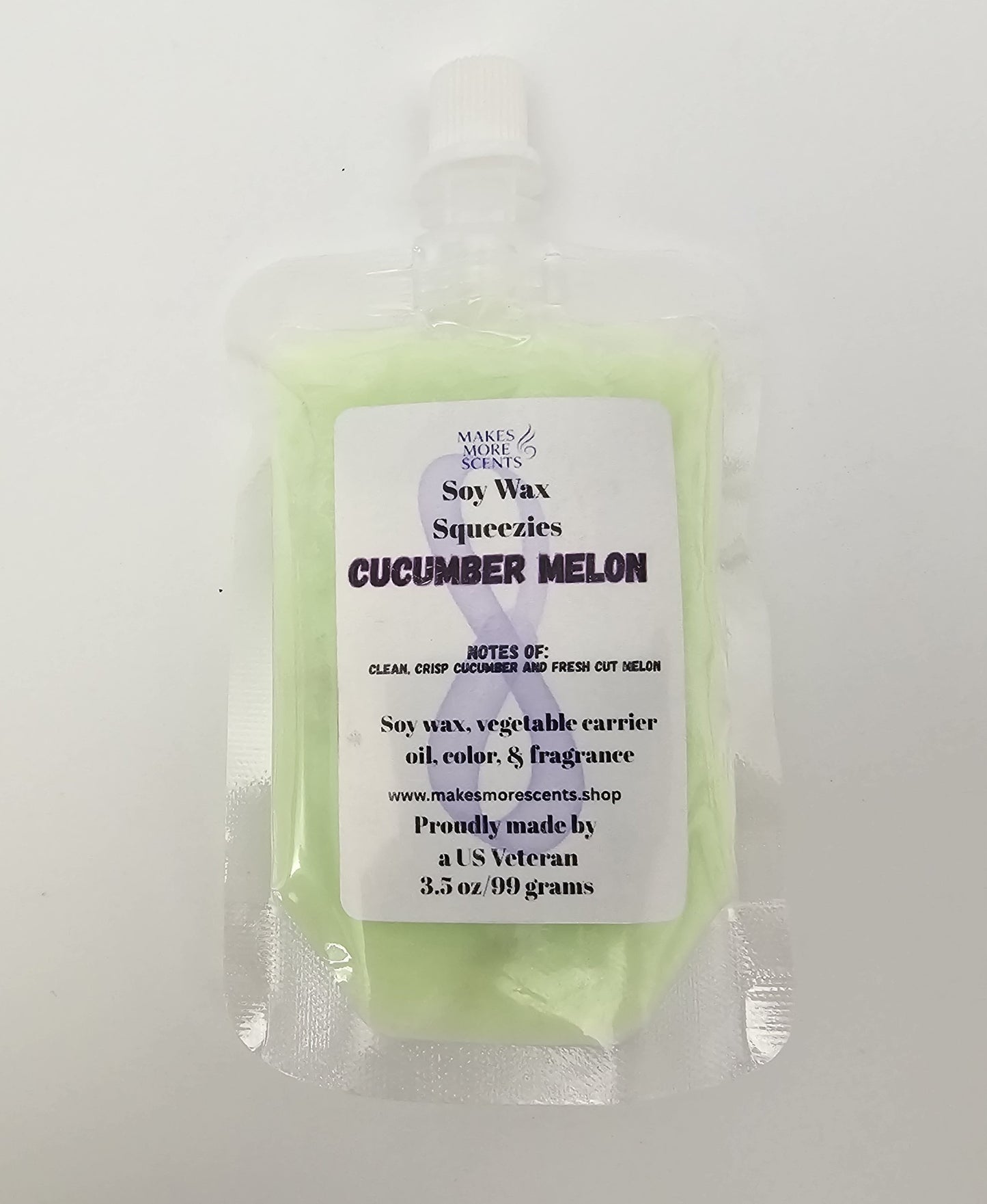 Cucumber Melon Wax Melt Squeezies
