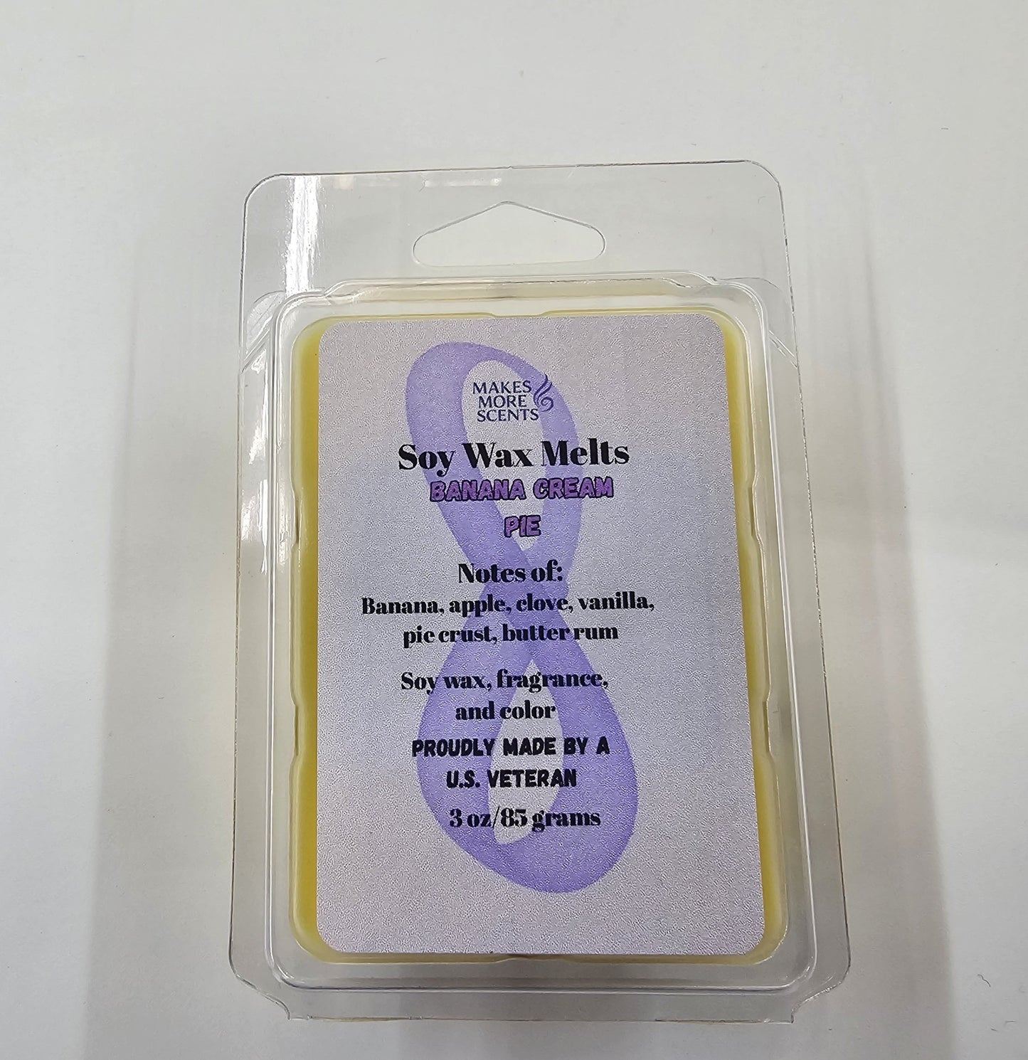 Banana Cream Pie Wax Melts and Squeezies