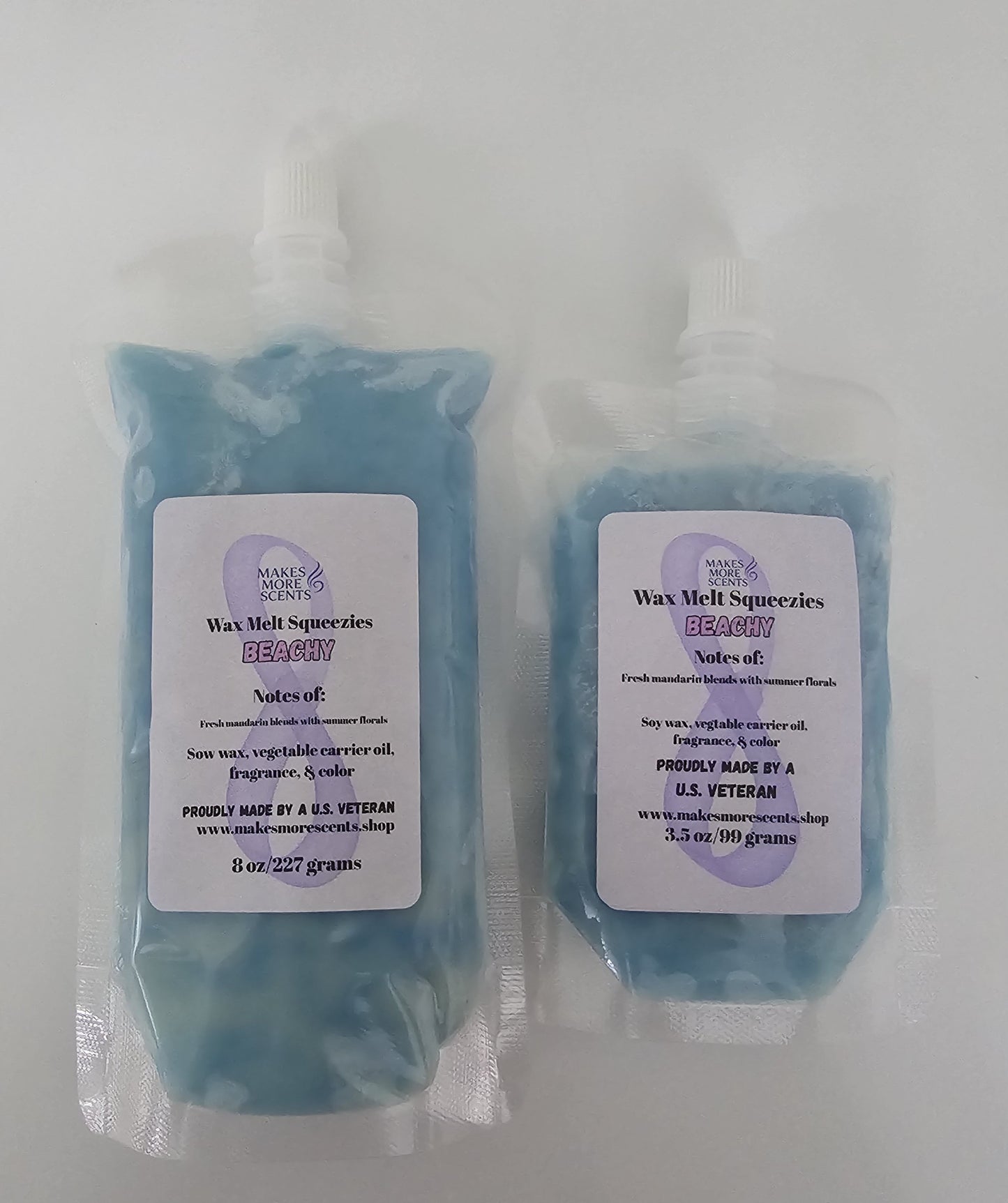 Beachy Wax Melt Squeezies