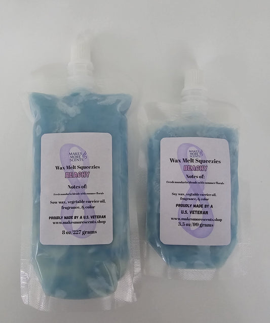Beachy Wax Melt Squeezies