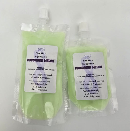 Cucumber Melon Wax Melt Squeezies