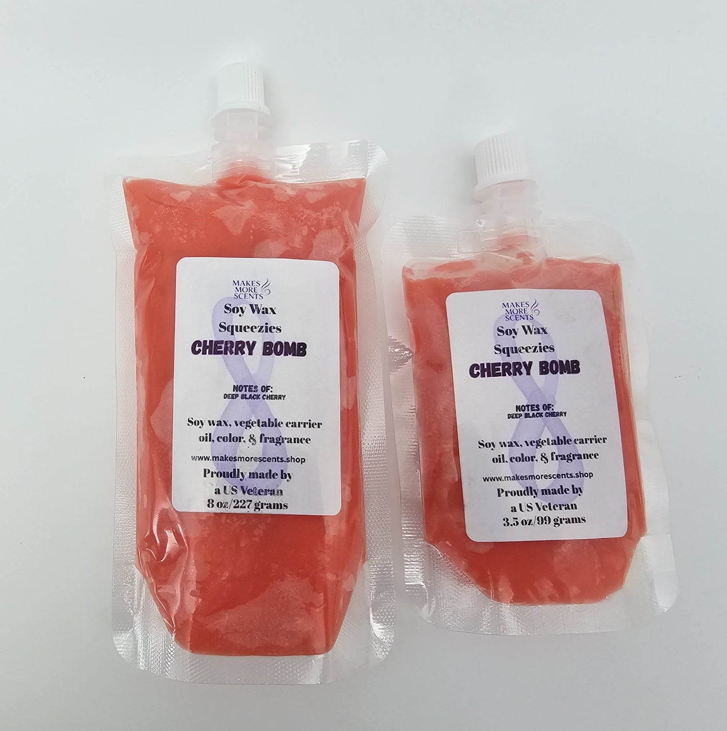 Cherry Bomb Wax Melt Squeezies