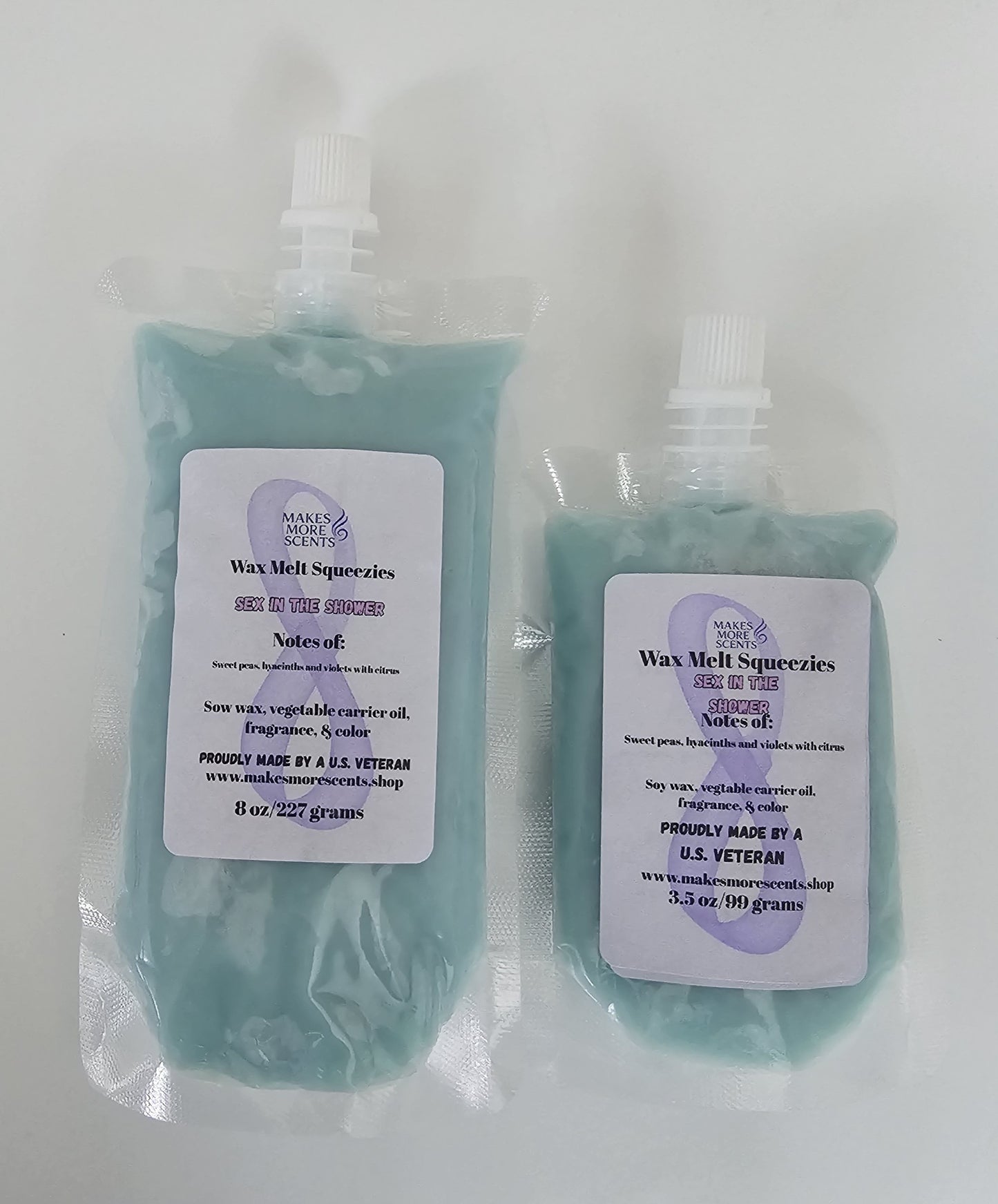 Sex In The Shower (Passionate Kisses) Wax Melt Squeezies