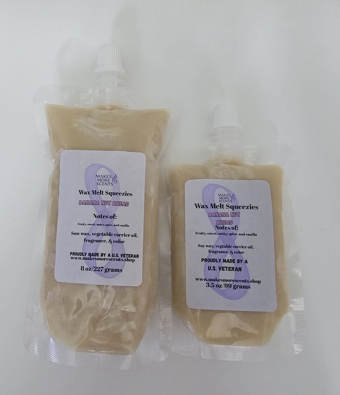 Banana Nut Bread Wax Melt Squeezies