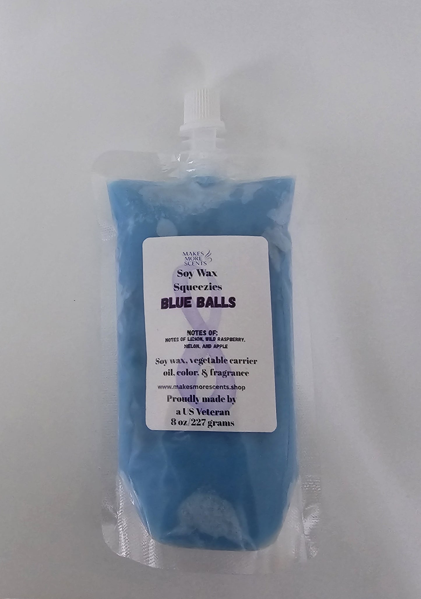 Blue Balls (Blue Honeyberry) Wax Melt Squeezies