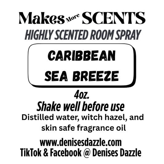 Caribbean Sea Breeze Highly Scented Room Spray - 4oz