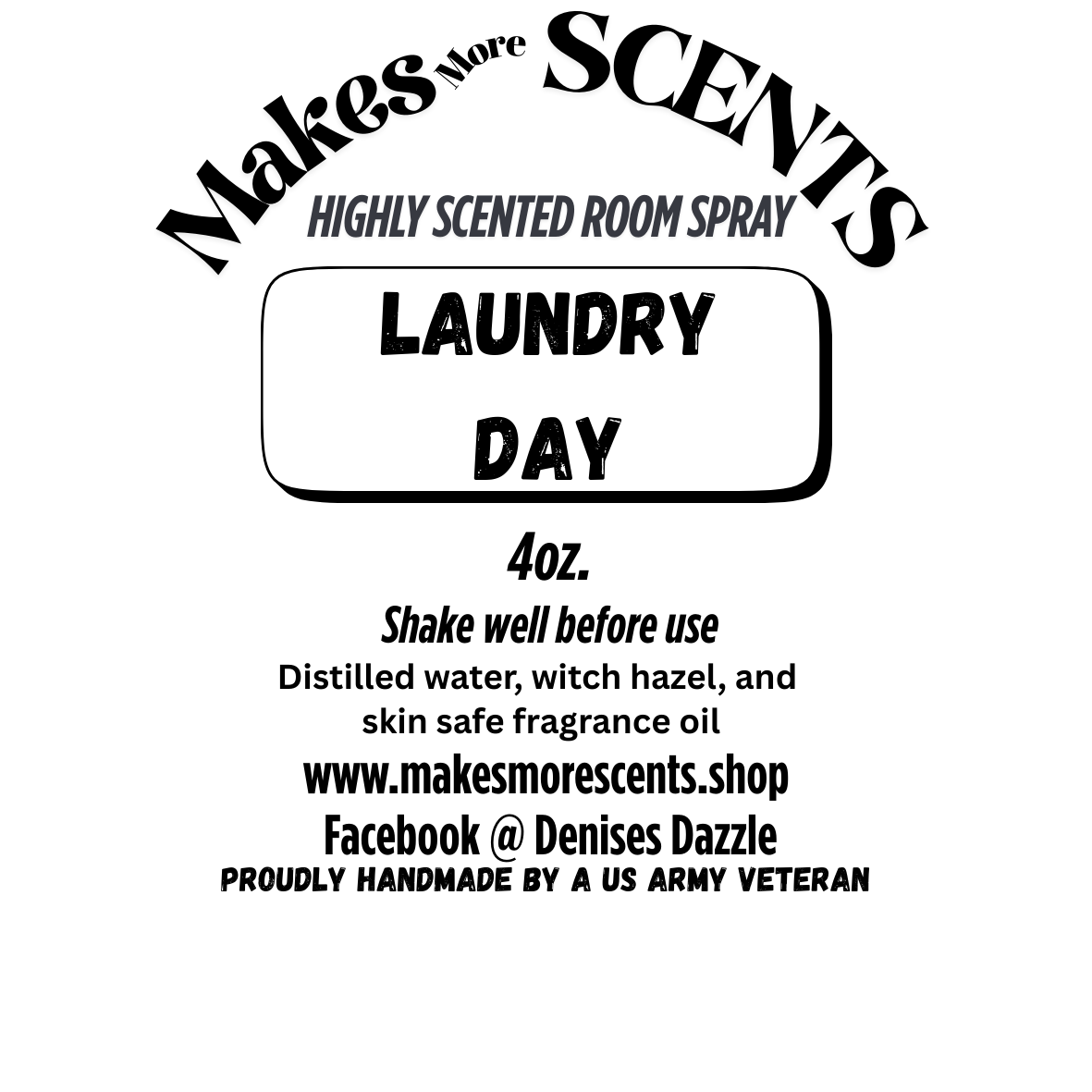 Laundry Day Highly Scented Room Spray - 4oz