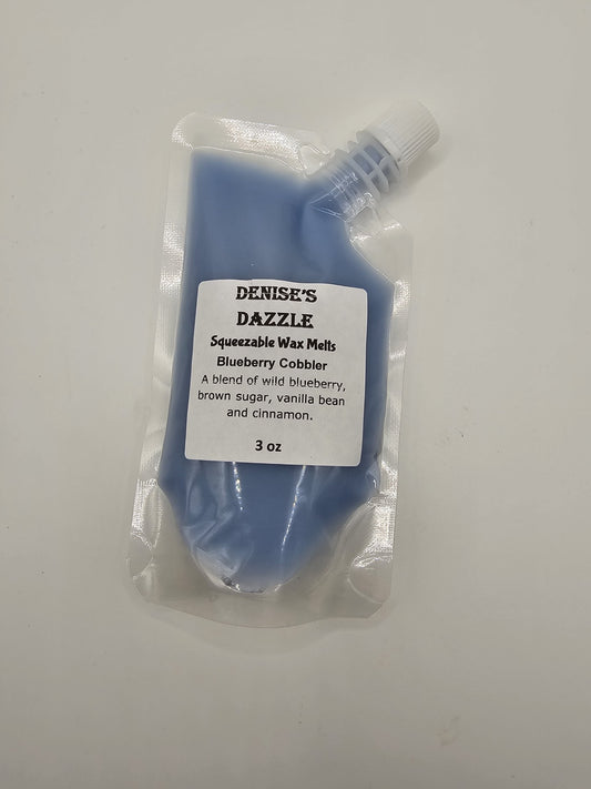 Squeezable Soy Wax Melts - Blueberry Cobbler