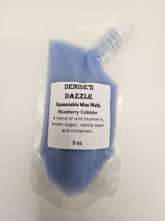 Squeezable Soy Wax Melts - Blueberry Cobbler