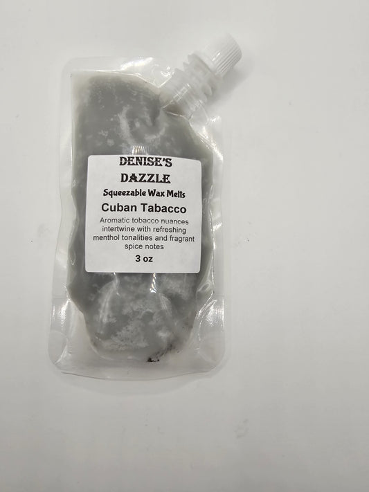 Squeezable Soy Wax Melts - Cuban Tobacco