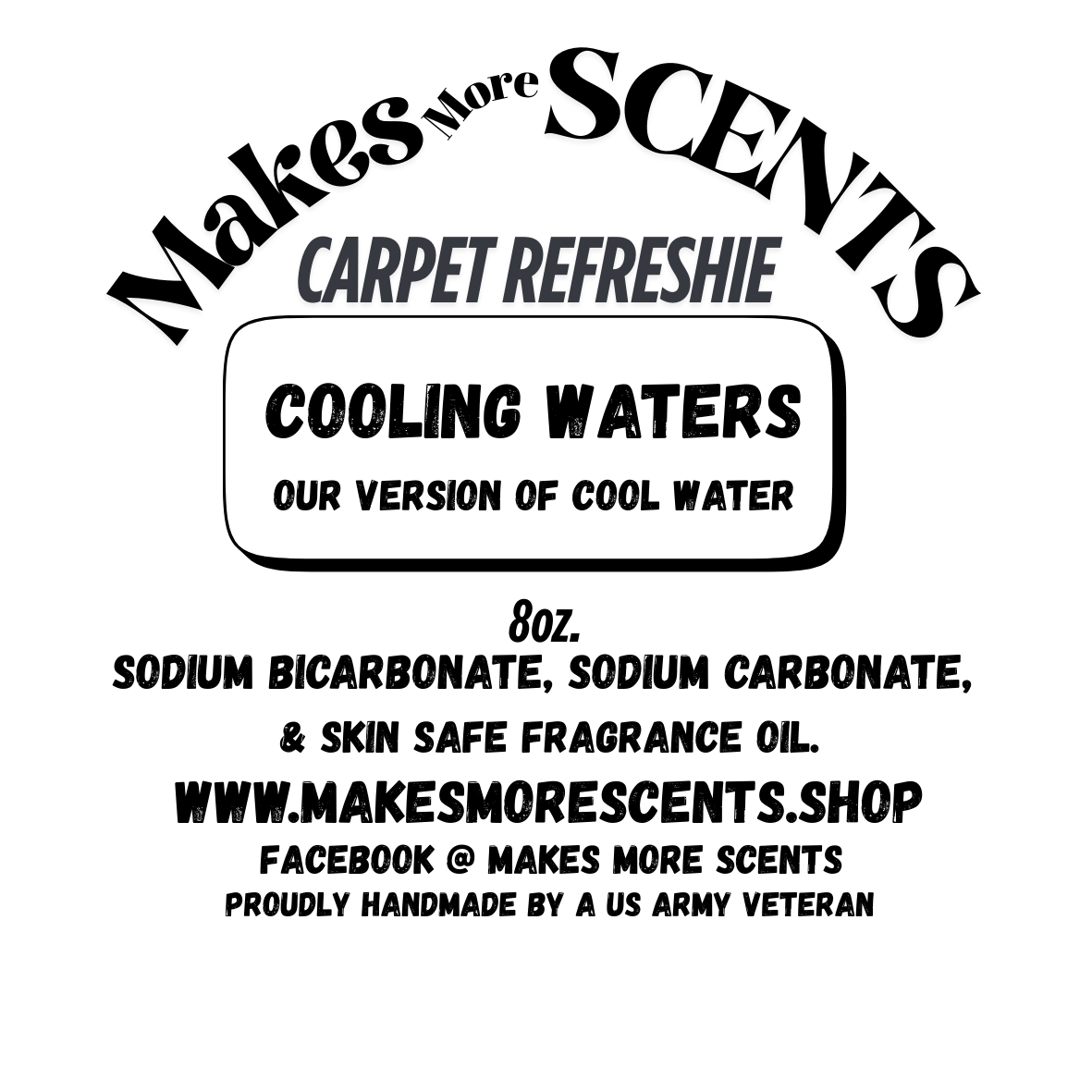 Carpet Refreshie - Cooling Waters (our version of Cool Water) - 8 oz