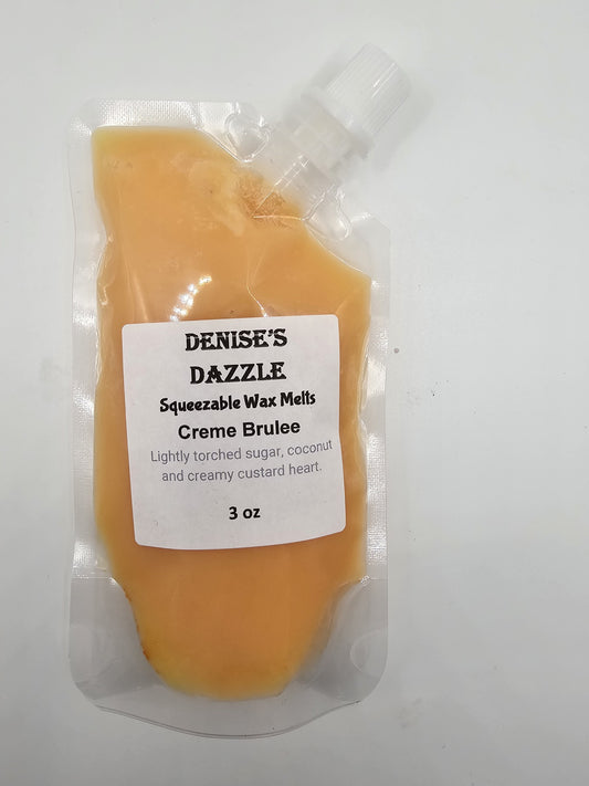 Squeezable Soy Wax Melts - Creme Brulee