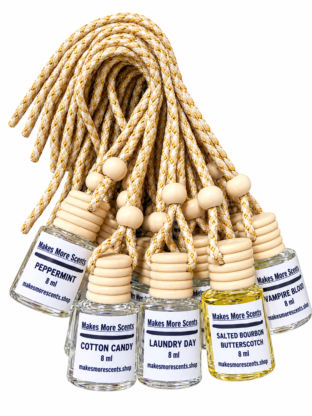 Car Diffuser - Air Freshener Diffuser - Round Bottle - 8ml