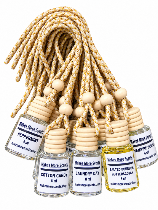Car Diffuser - Air Freshener Diffuser - Round Bottle - 8ml