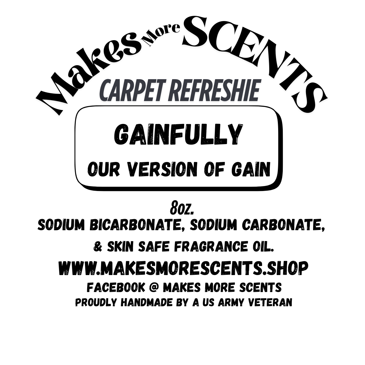 Carpet Refreshie - Gainfully (our version of Gain) - 8 oz