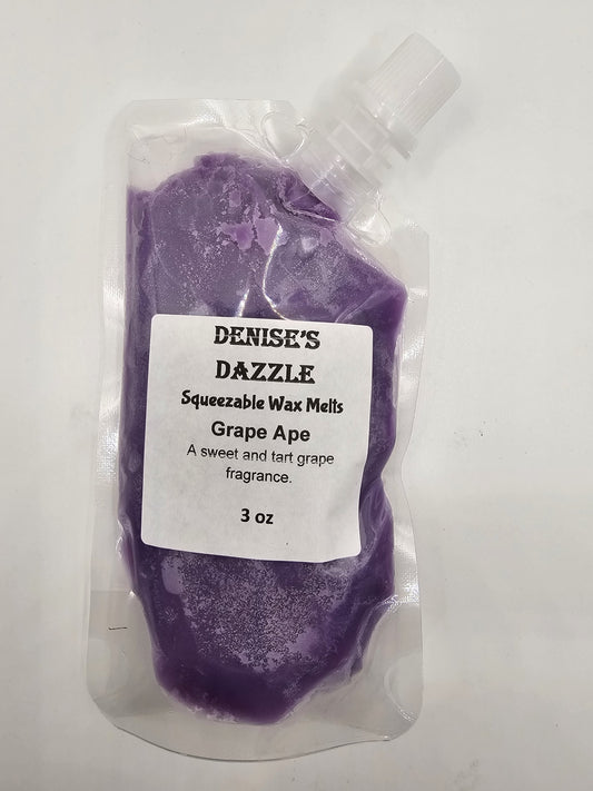 Squeezable Soy Wax Melts - Grape Ape