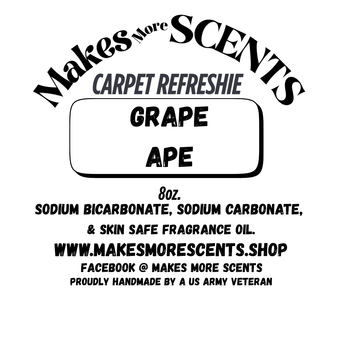 Carpet Refreshie - Grape Ape - 8 oz