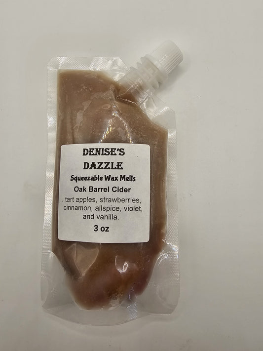 Squeezable Soy Wax Melts - Oak Barrel Cider