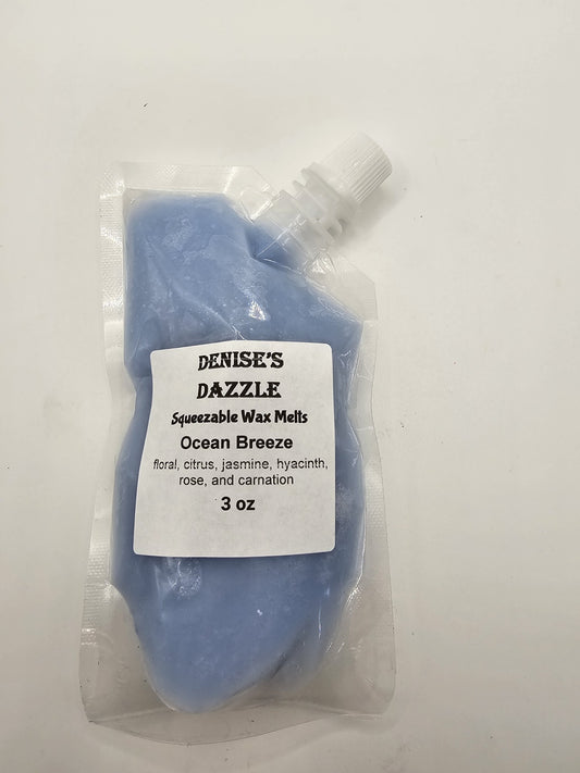 Squeezable Soy Wax Melts - Ocean Breeze