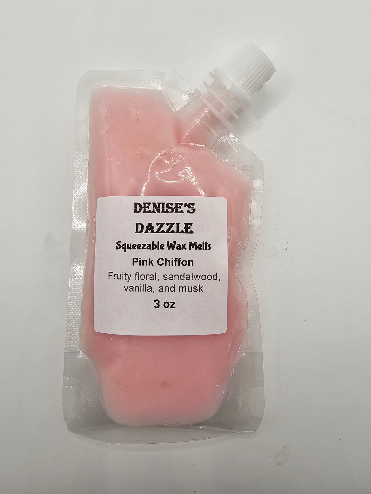 Squeezable Soy Wax Melts - Pink Chiffon