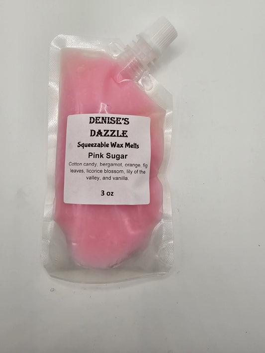 Squeezable Soy Wax Melts - Pink Sugar