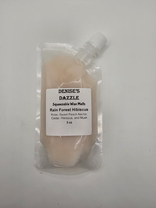 Squeezable Soy Wax Melts - Rain Forest Hibiscus