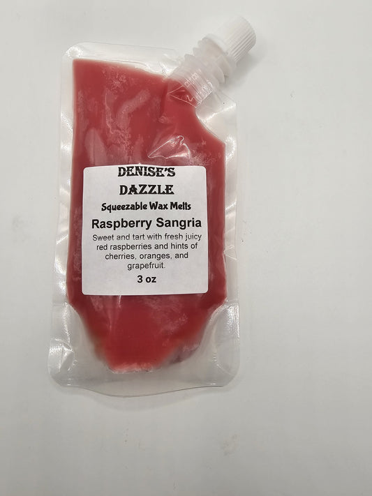 Squeezable Soy Wax Melts - Raspberry Sangria