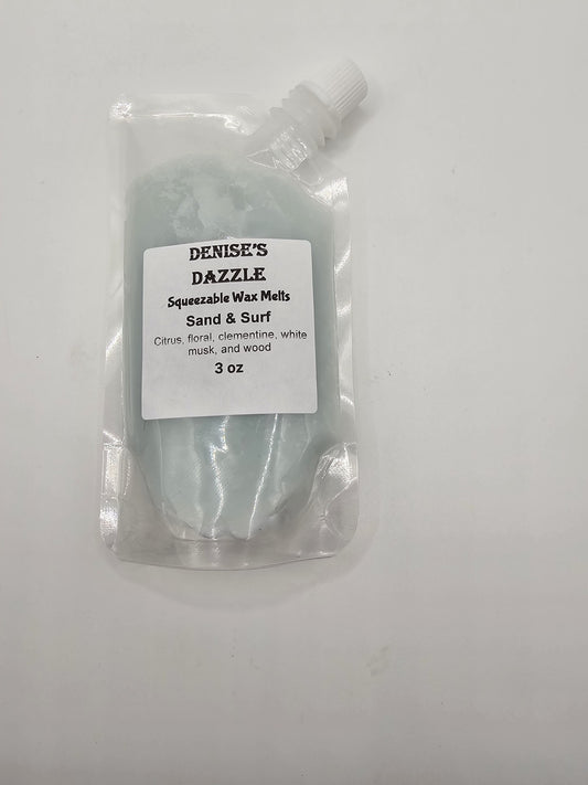 Squeezable Soy Wax Melts - Sand & Surf
