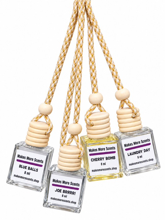 Car Diffuser - Air Freshener Diffuser - Square Bottle - 8ml