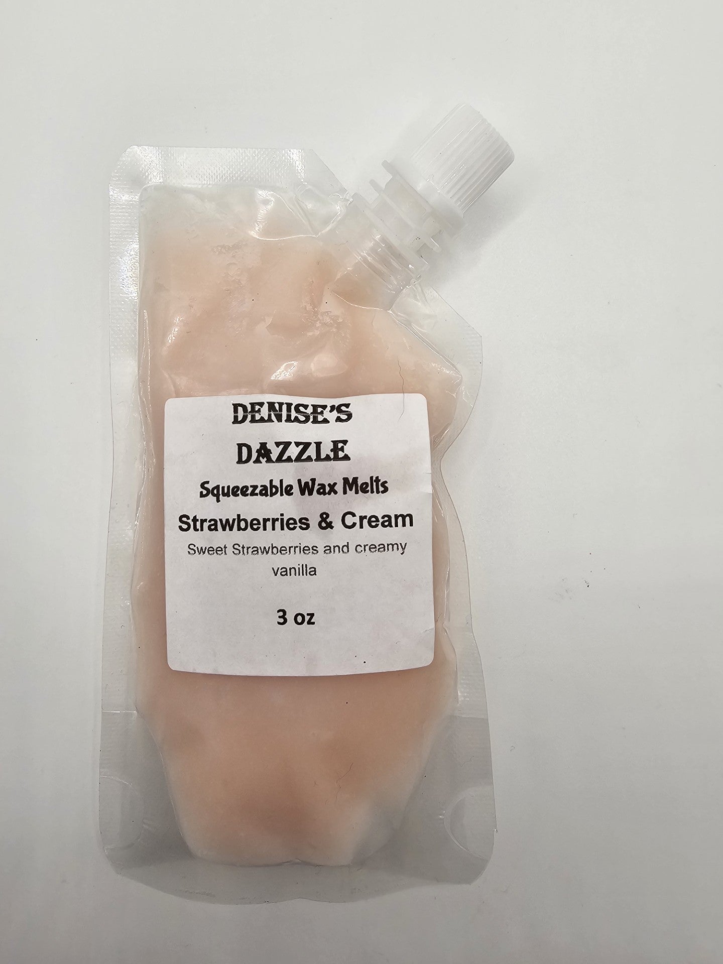 Squeezable Soy Wax Melts - Strawberries & Cream